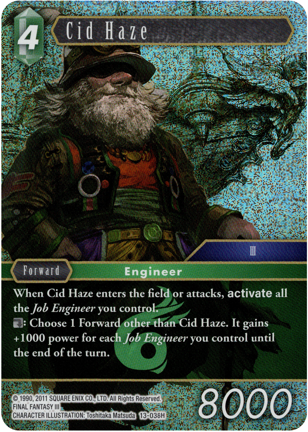Cid Haze - 13-038H - Opus XIII - Foil - Card Cavern