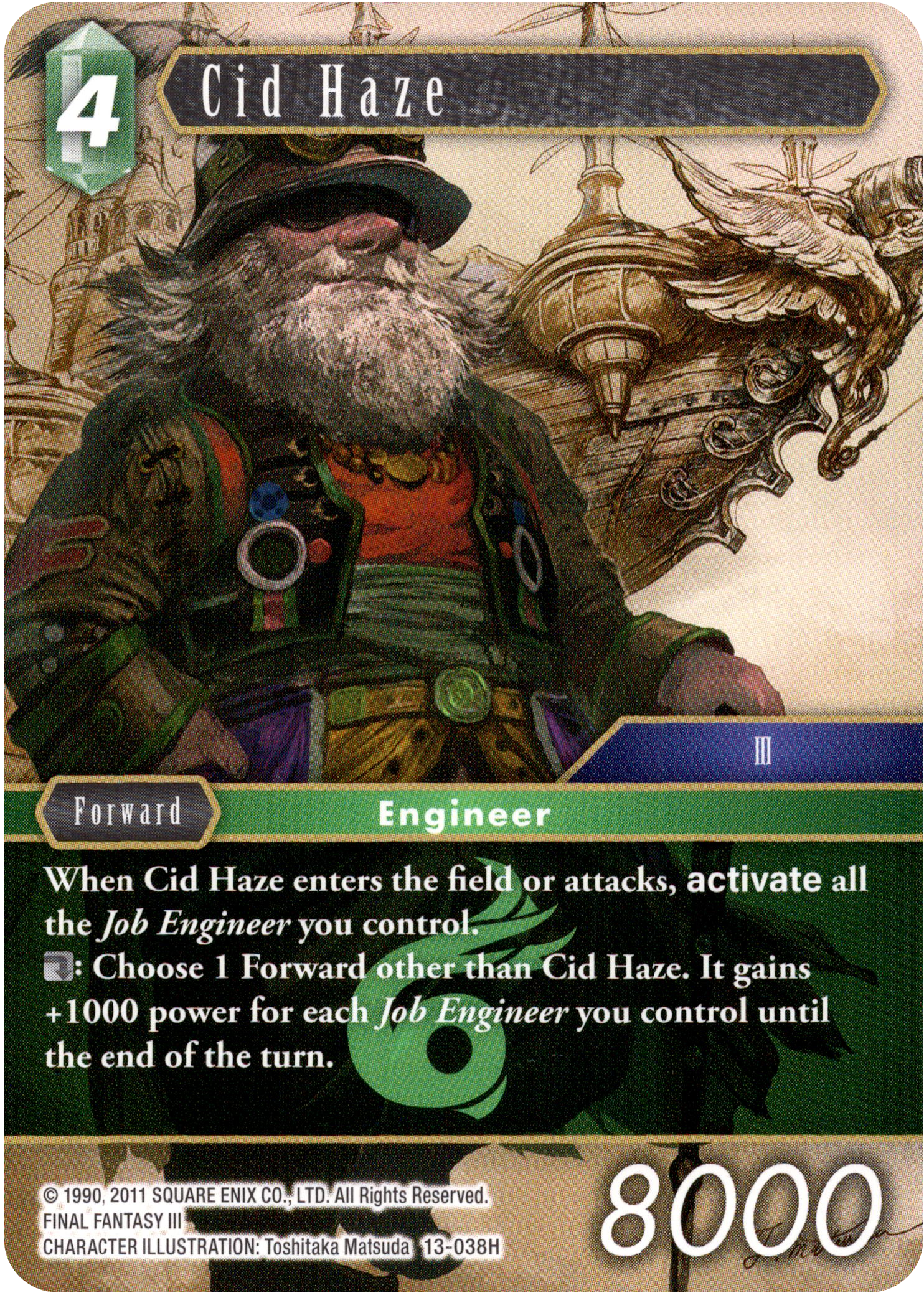 Cid Haze - 13-038H - Opus XIII - Card Cavern