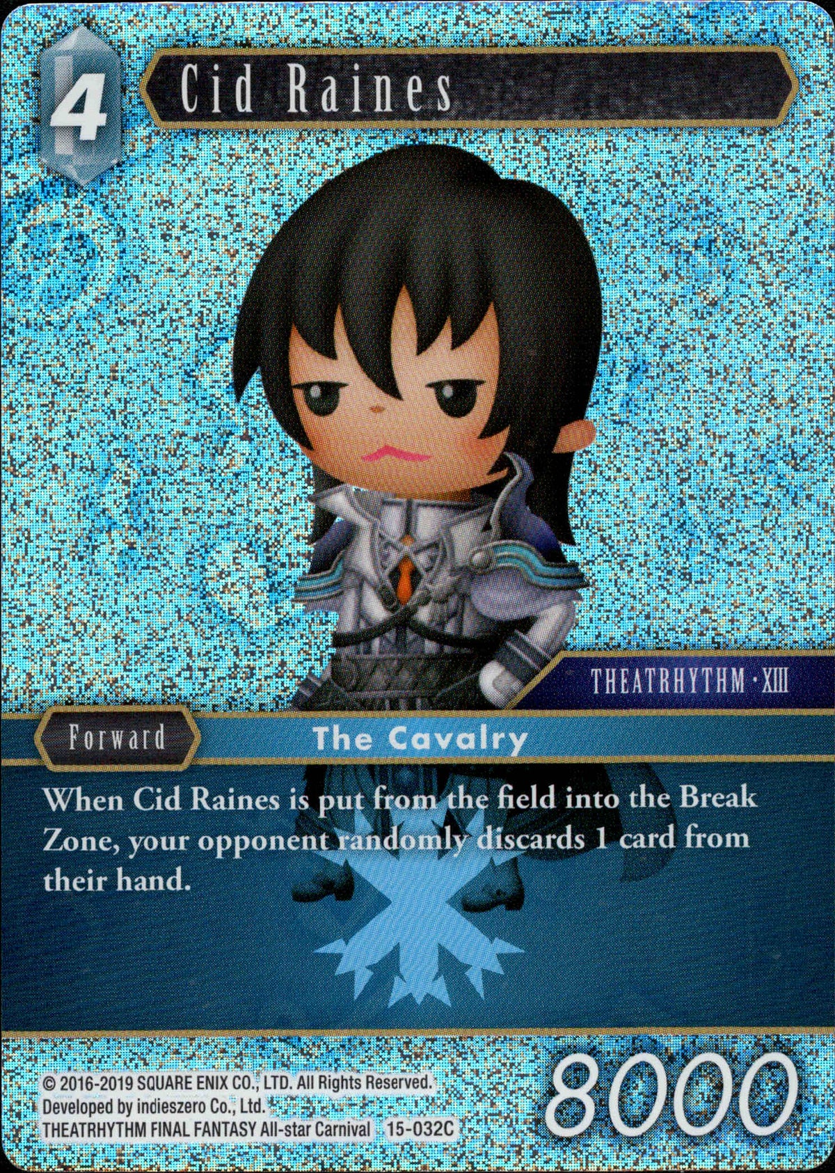 Cid Sophiar - 15-072R - Crystal Dominion - Foil - Card Cavern