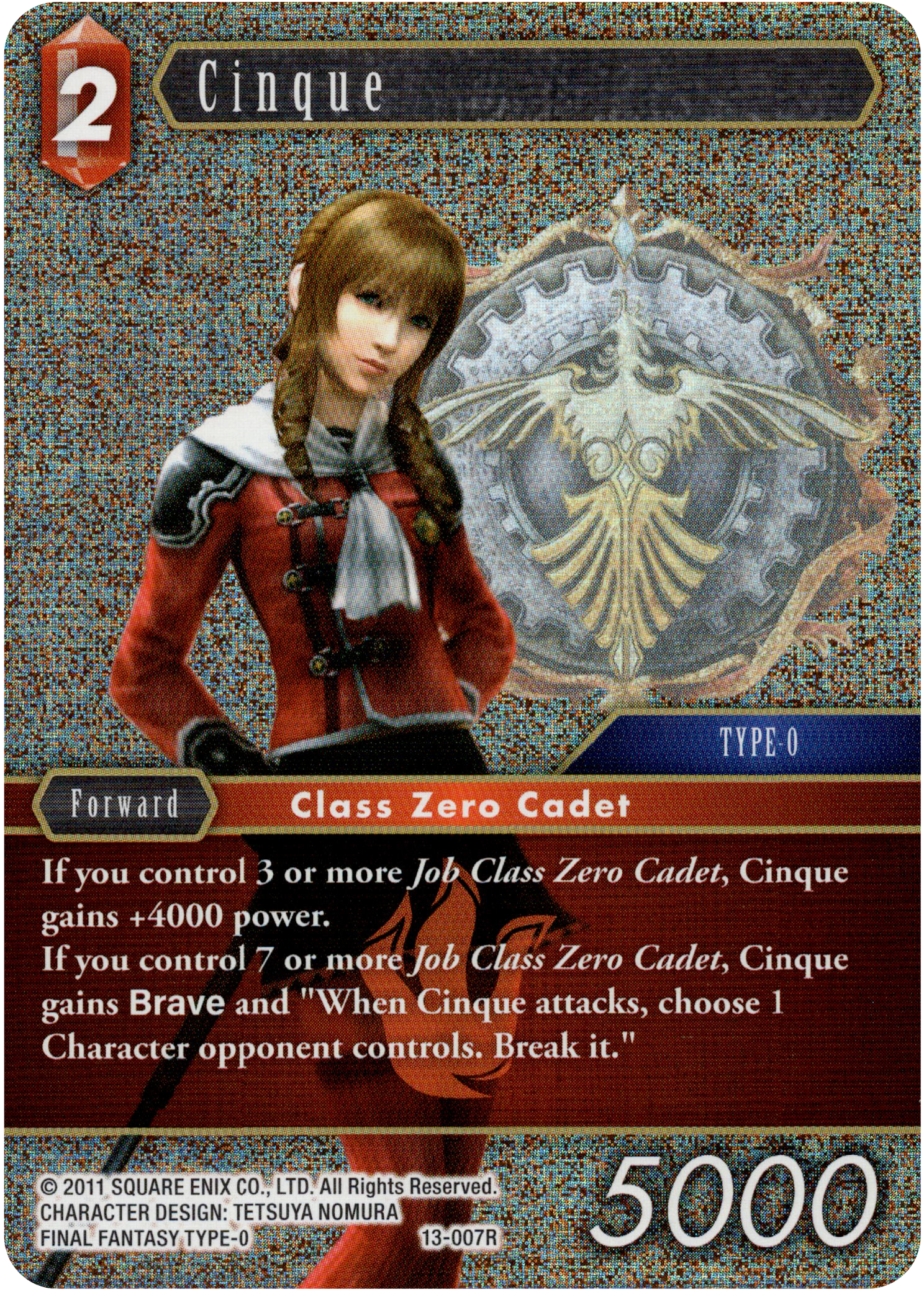 Cinque - 13-007R - Opus XIII - Foil - Card Cavern