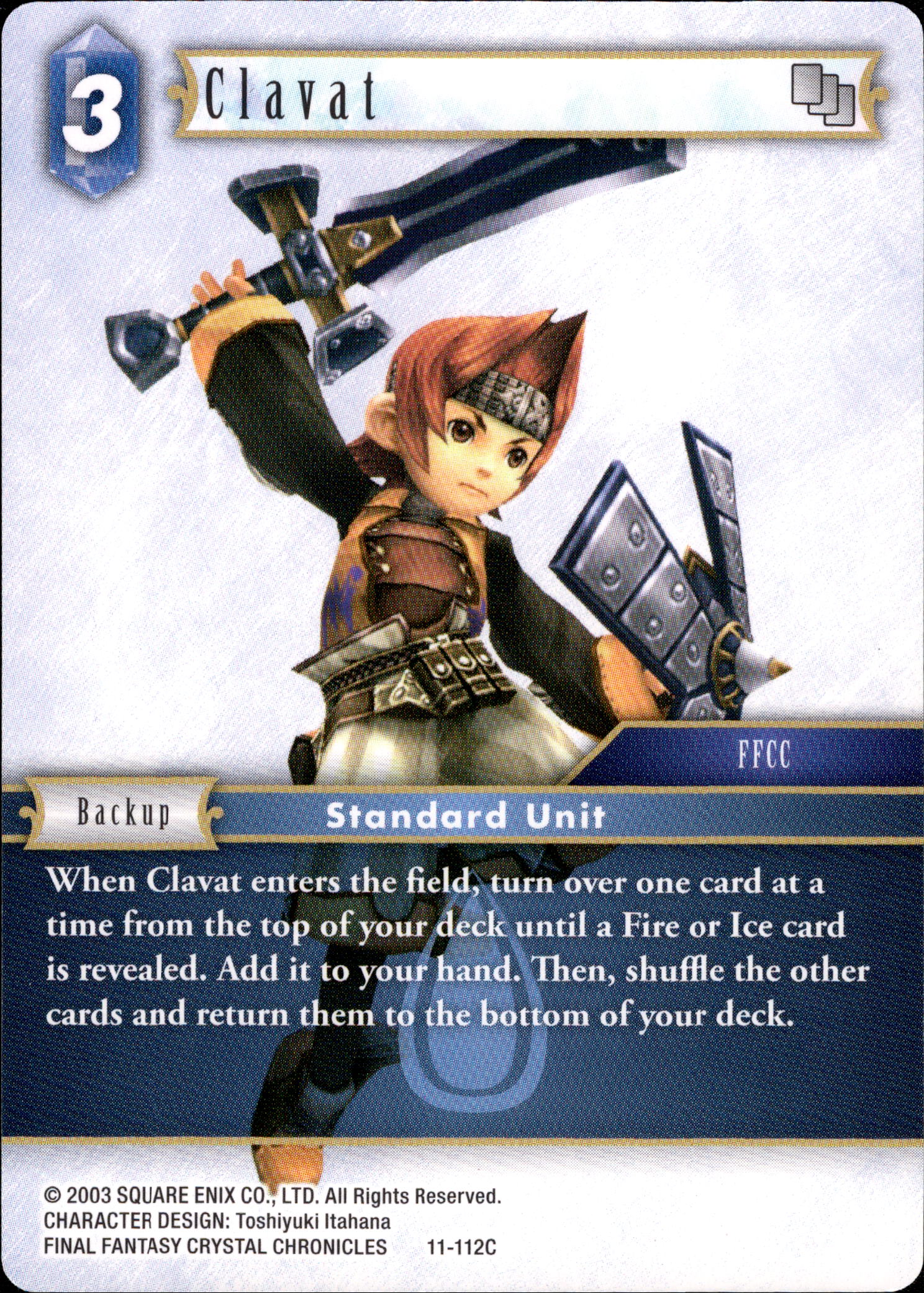 Clavat - 11-112C - Opus XI - Card Cavern