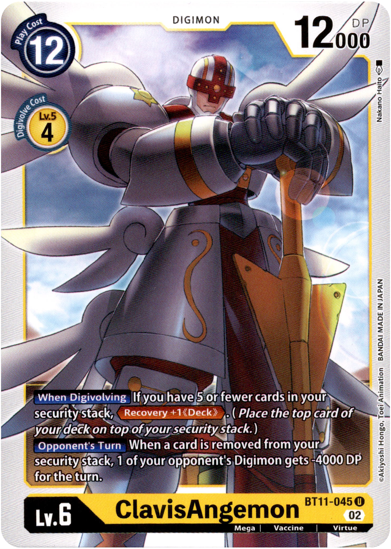 ClavisAngemon - BT11-045 U - Dimensional Phase - Card Cavern
