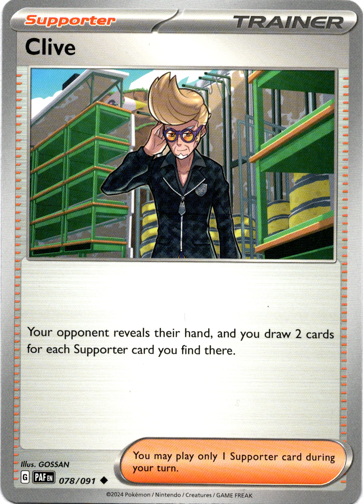 Clive - 078/091 - Paldean Fates - Card Cavern