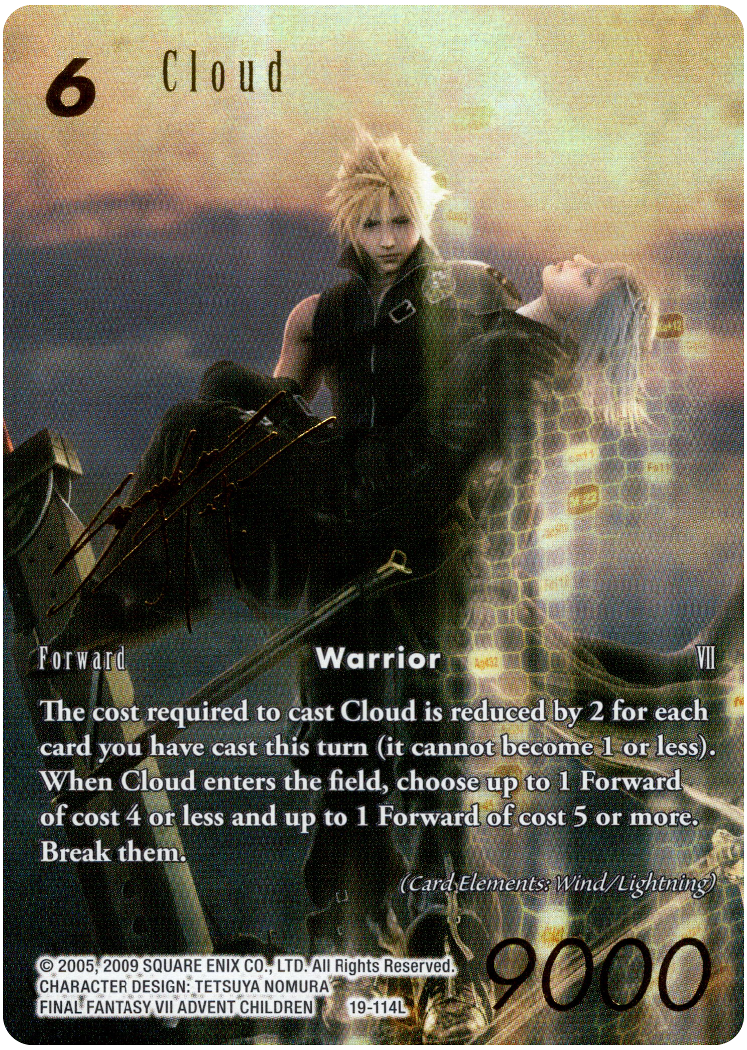 Cloud Full Art - 19-114L - From Nightmares - Foil - Card Cavern