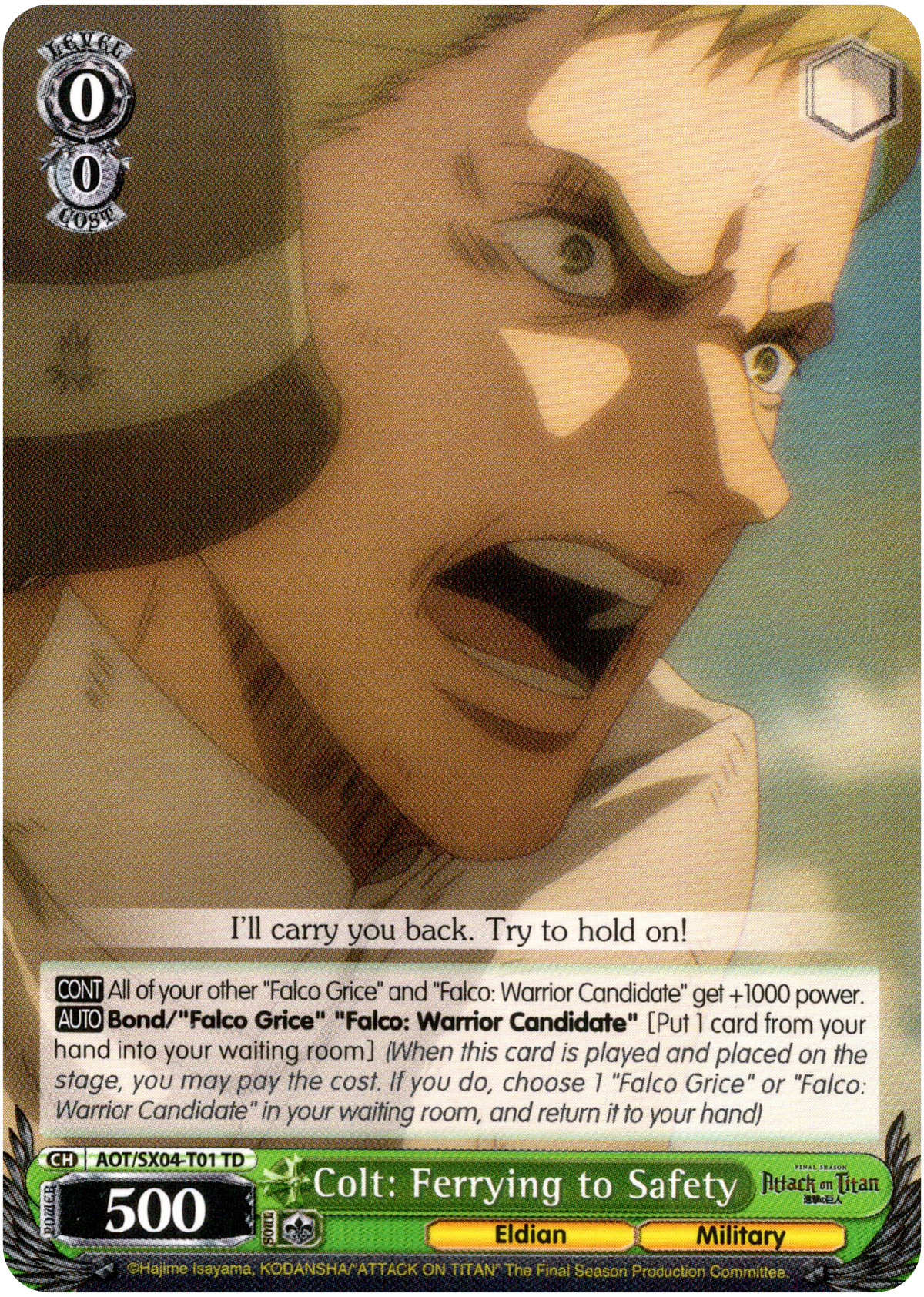 Colt: Ferrying to Safety - AOT/SX04-T01 TD - Card Cavern