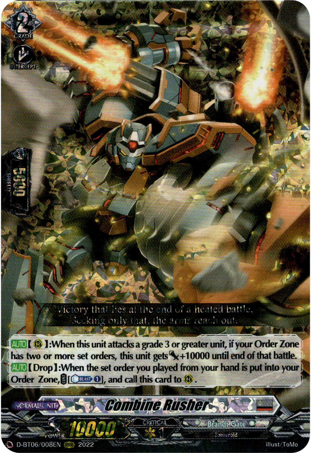 Combine Rusher - D-BT06/008EN - Blazing Dragon Reborn - Card Cavern