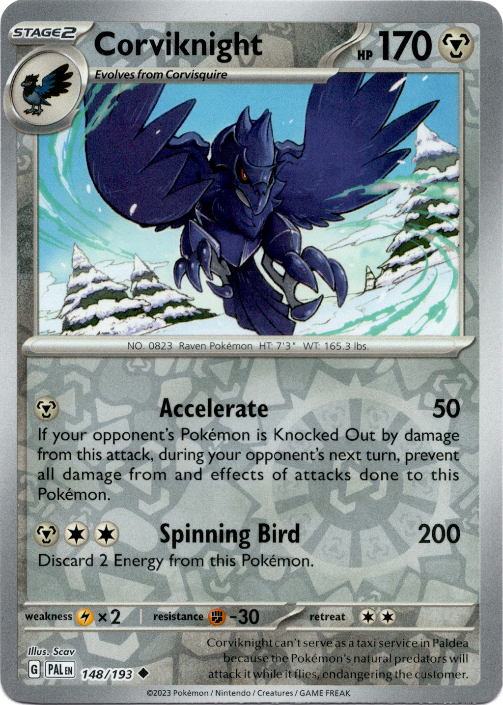 Corviknight - 148/193 - Paldea Evolved