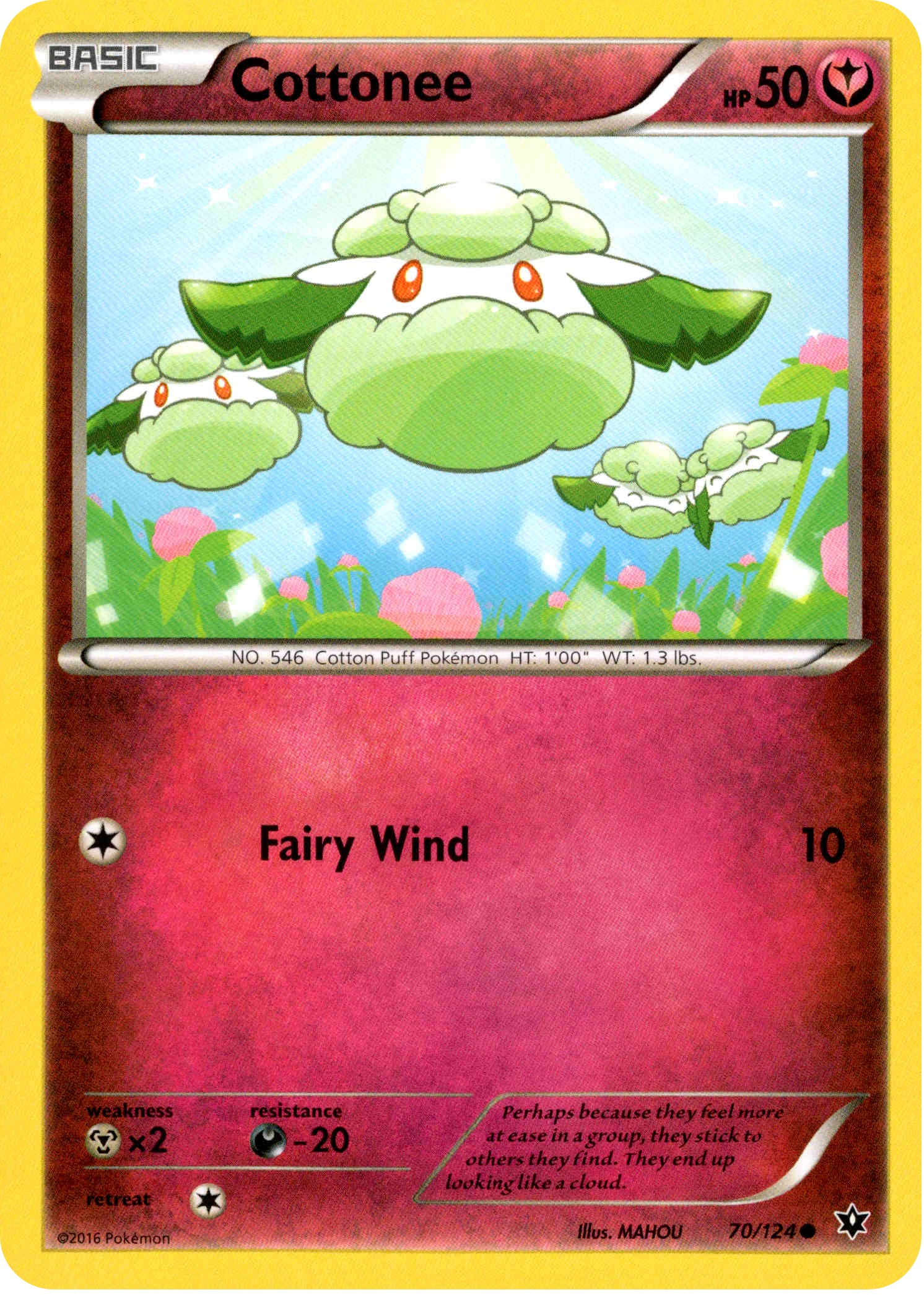 Cottonee - 70/124 - Fates Collide - Card Cavern