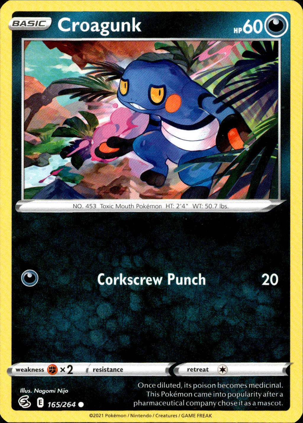 croagunk pokemon card Sword & Shield Lost Origin Checklane BLISTER Pack (Booster Pack, Promo & Coin) [Psychic] x2 Retreat Cost 2020 Pokemon Sword & Shield