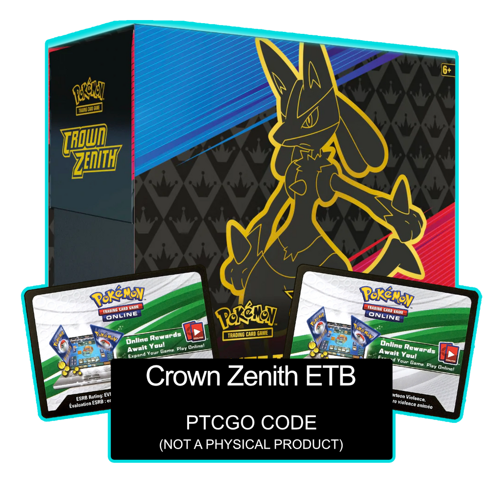 pokemon tcg crown zenith booster box Crown Zenith ETB - Sleeves and Deck Box