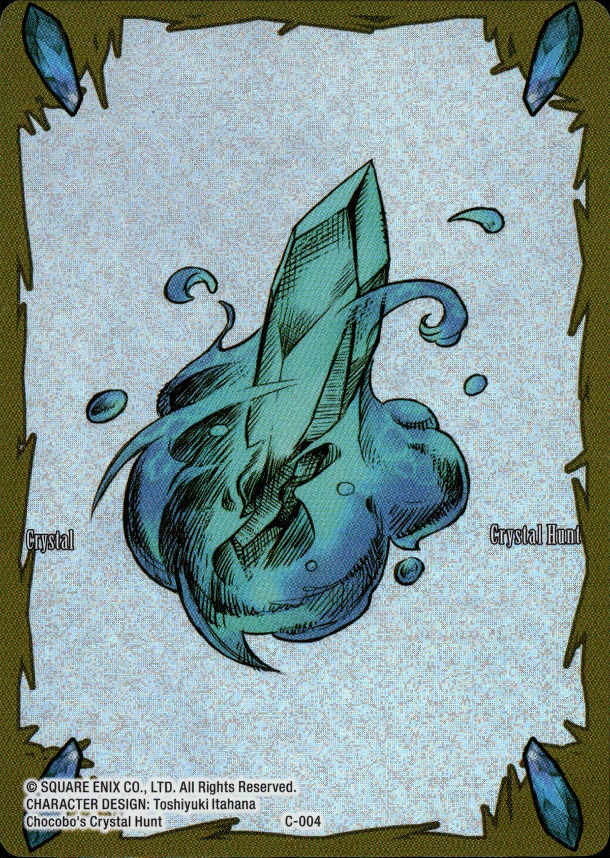Crystal Token (Water) - C-004 - Emissaries of Light - Foil - Card Cavern