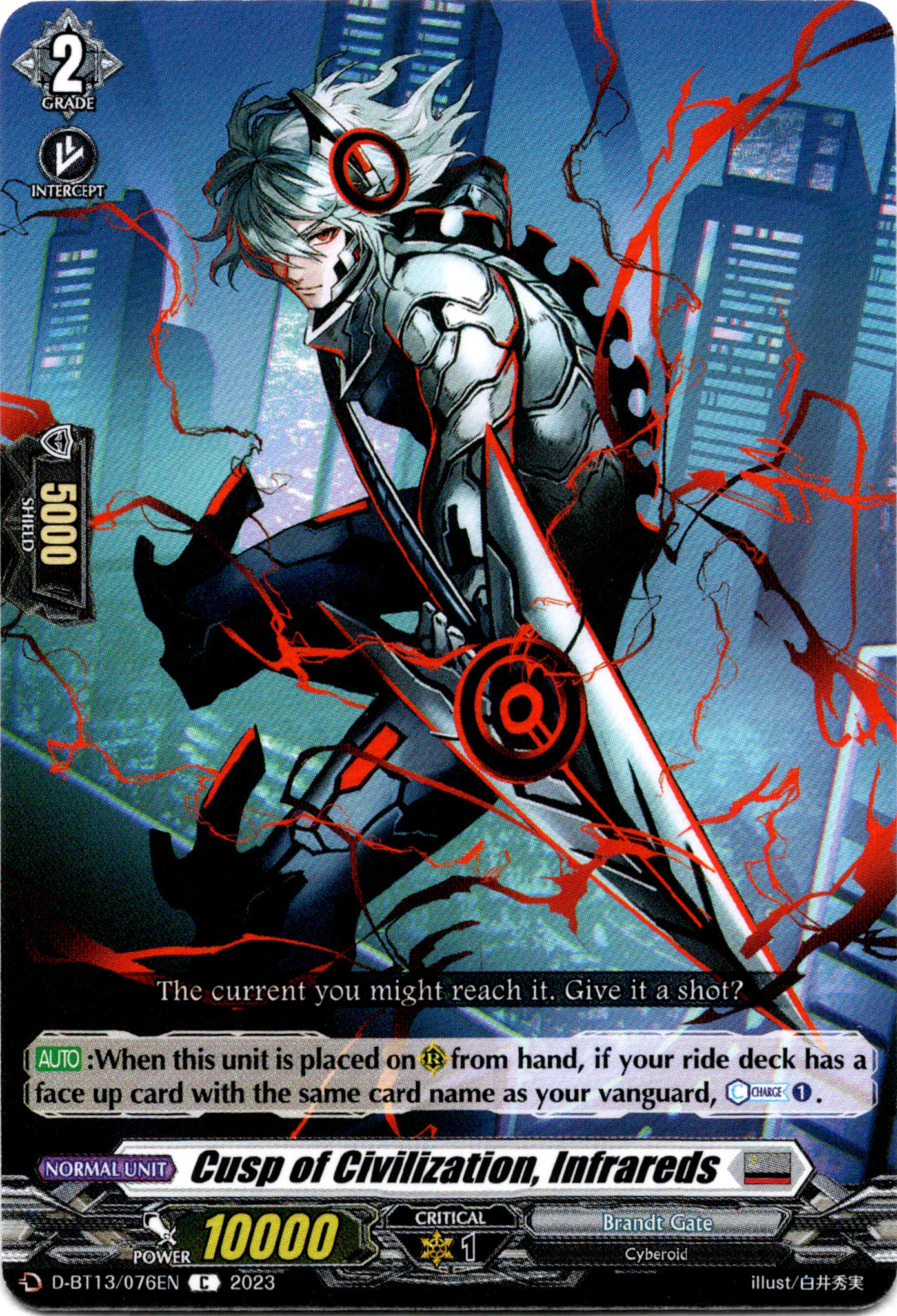 Cusp of Civilization, Infrareds - D-BT13/076EN - Flight of Chakrabarthi - Card Cavern