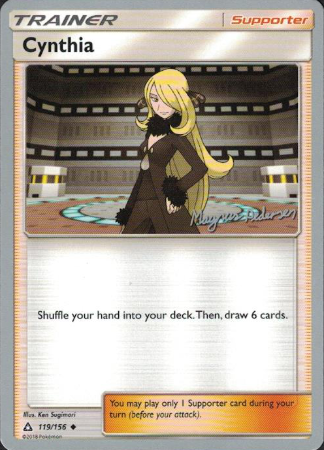 Cynthia - 119/156 - 2018 World Championship - Card Cavern