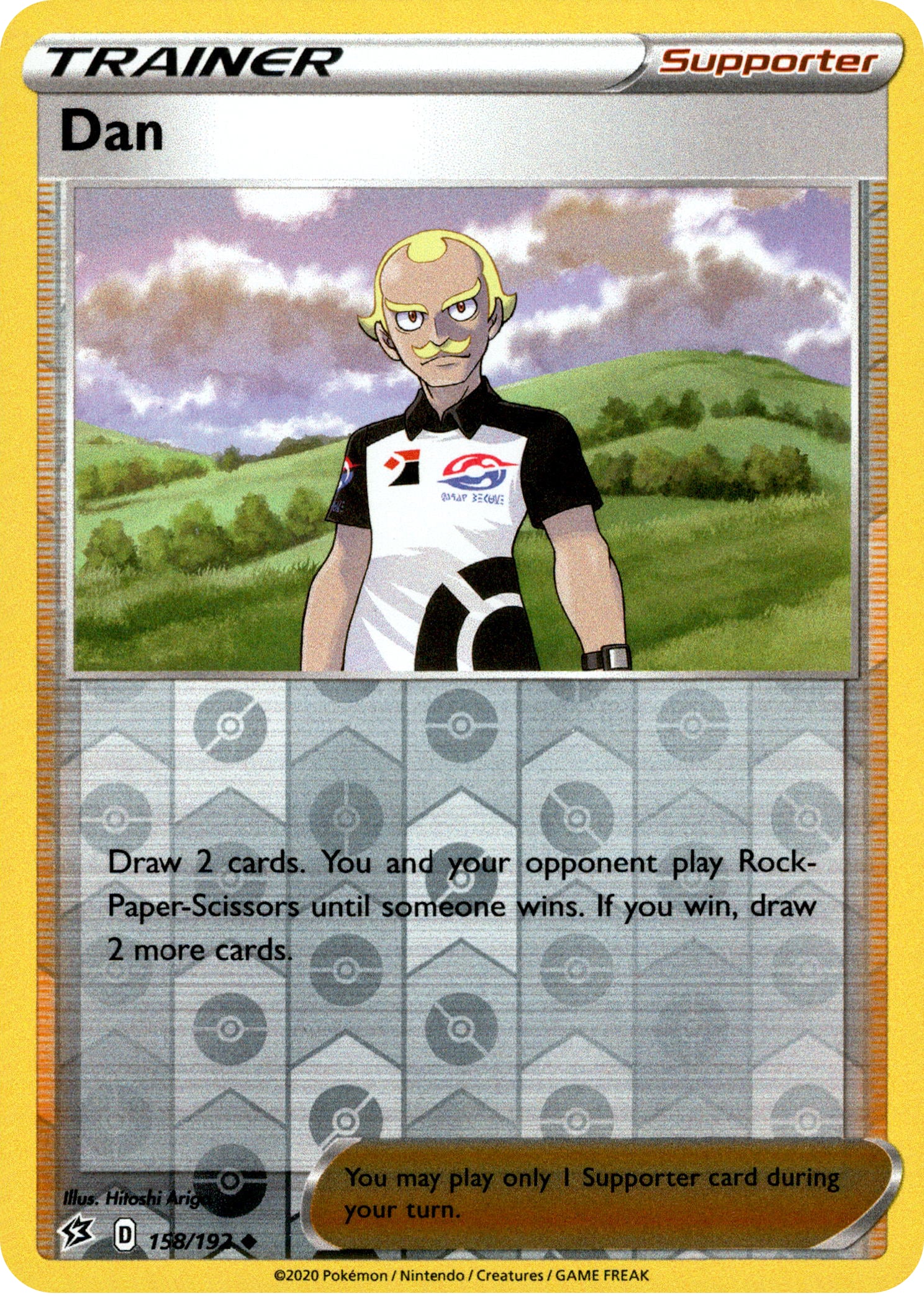 Dan - 158/192 - Rebel Clash - Reverse Holo - Card Cavern