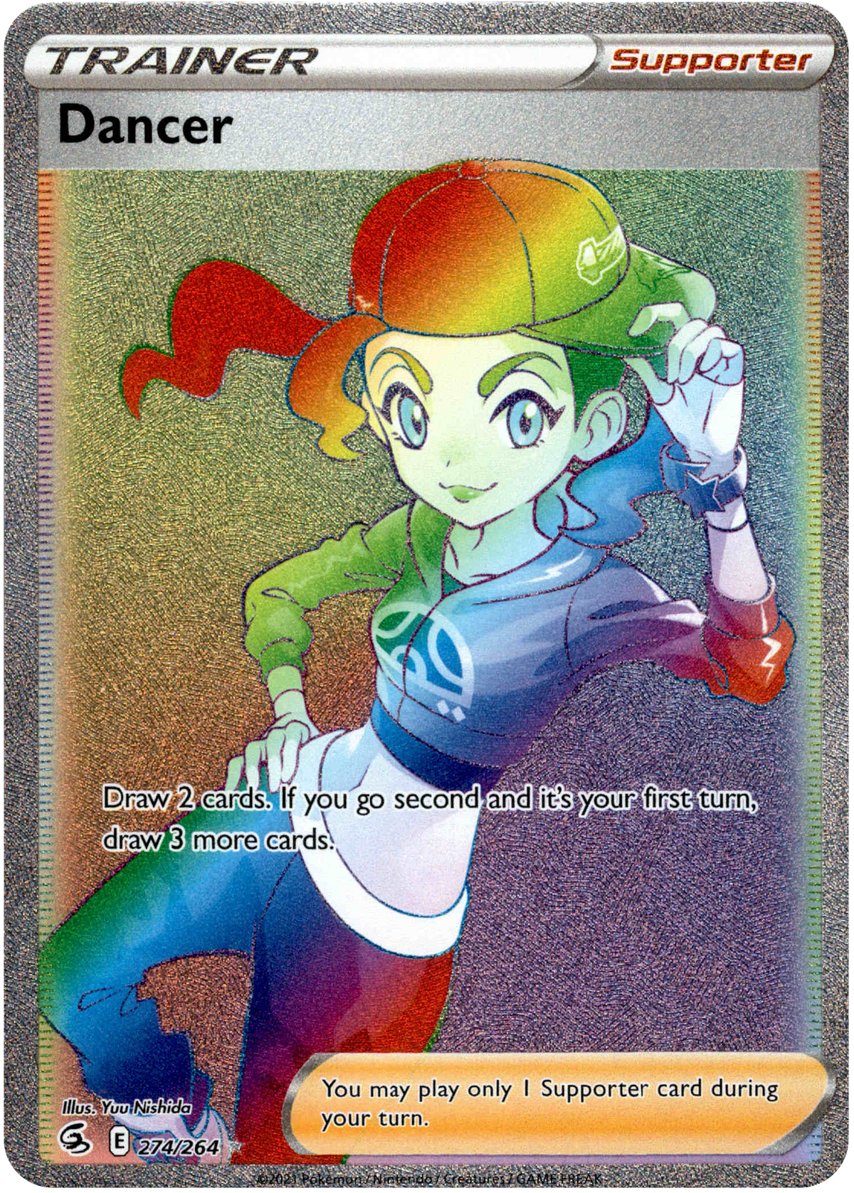 Dancer Hyper Rare - 274/264 - Fusion Strike - Card Cavern
