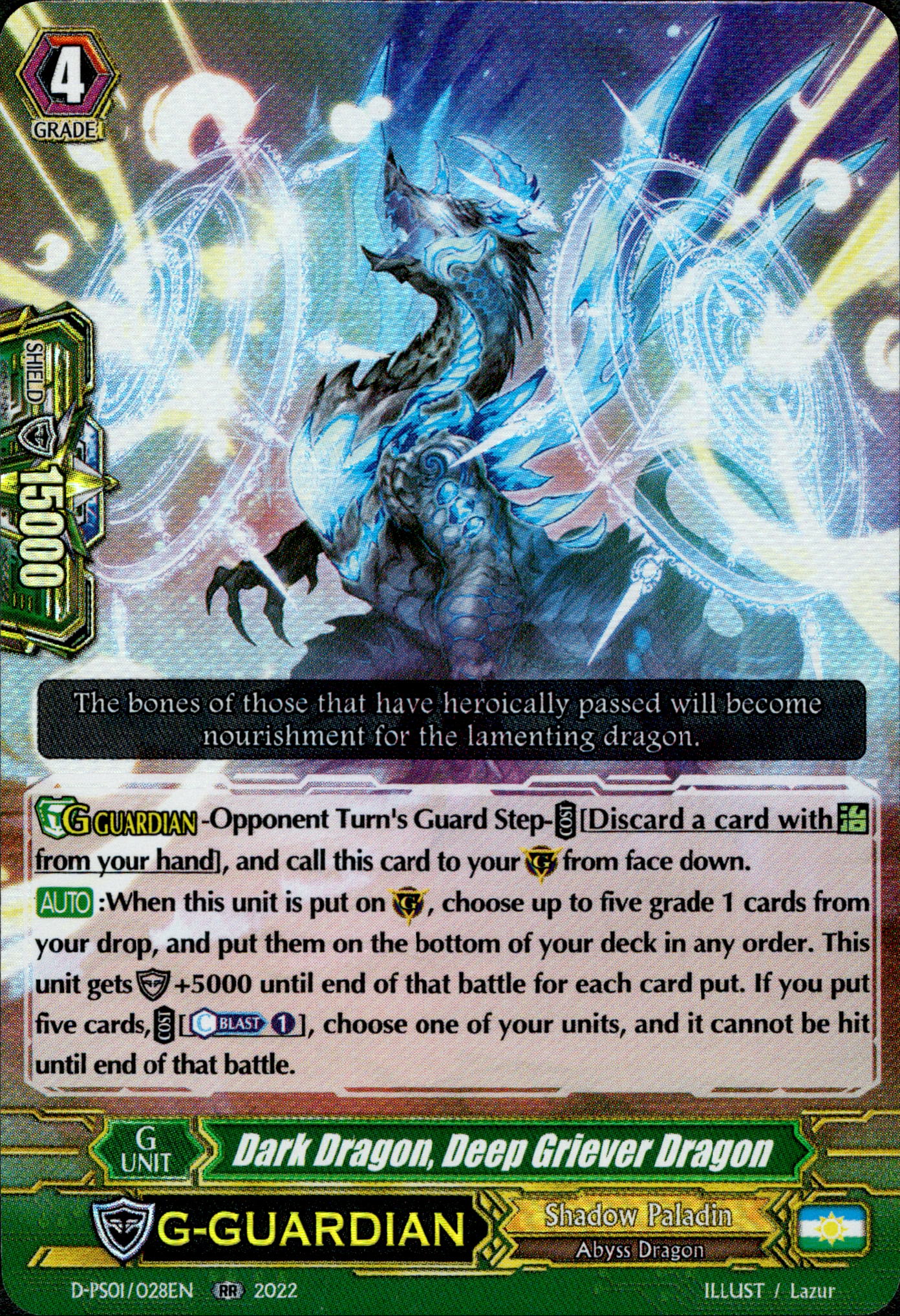 Dark Dragon, Deep Griever Dragon - D-PS01/028EN - P Clan Collection 2022 - Card Cavern
