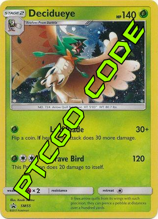 Decidueye SM55 PTCGO Code – Card Cavern Trading Cards, LLC