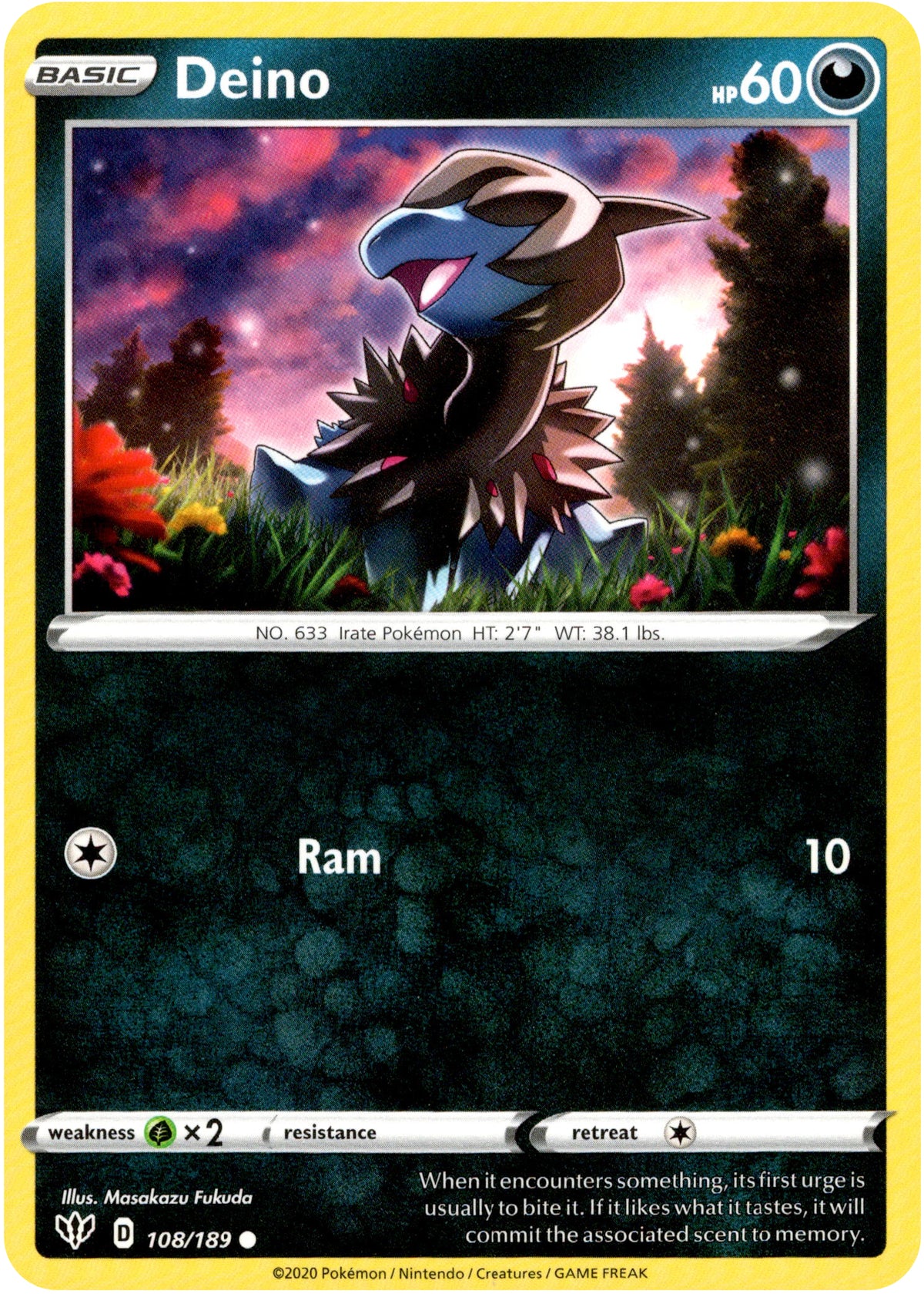 Deino - 108/189 - Darkness Ablaze - Card Cavern