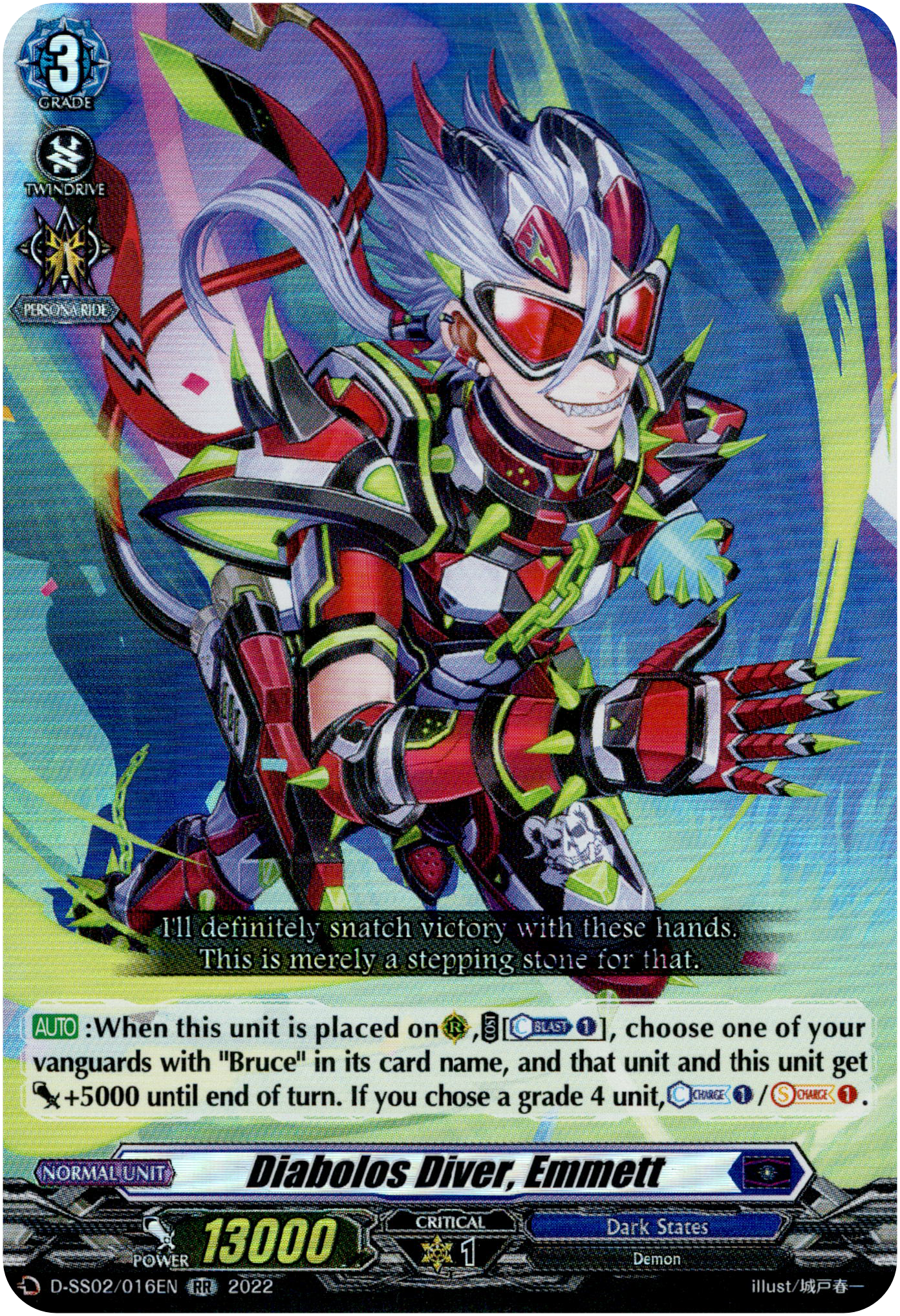 Diabolos Diver, Emmett - D-SS02/016EN - Festival Collection 2022 - Card Cavern