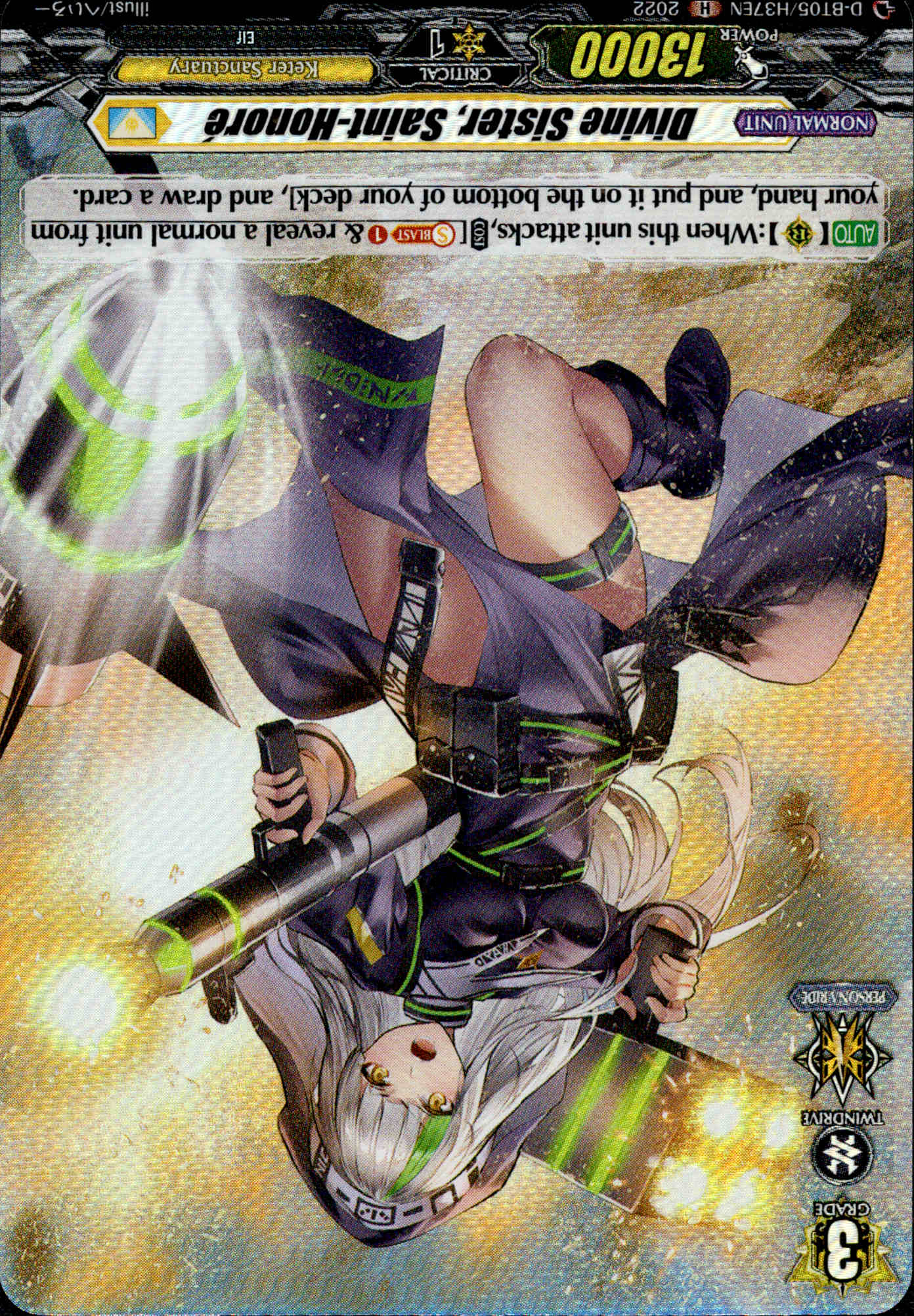 Divine Sister, Saint-Honore - D-BT05/H37 - Triumphant Return of the Brave Heroes - Card Cavern