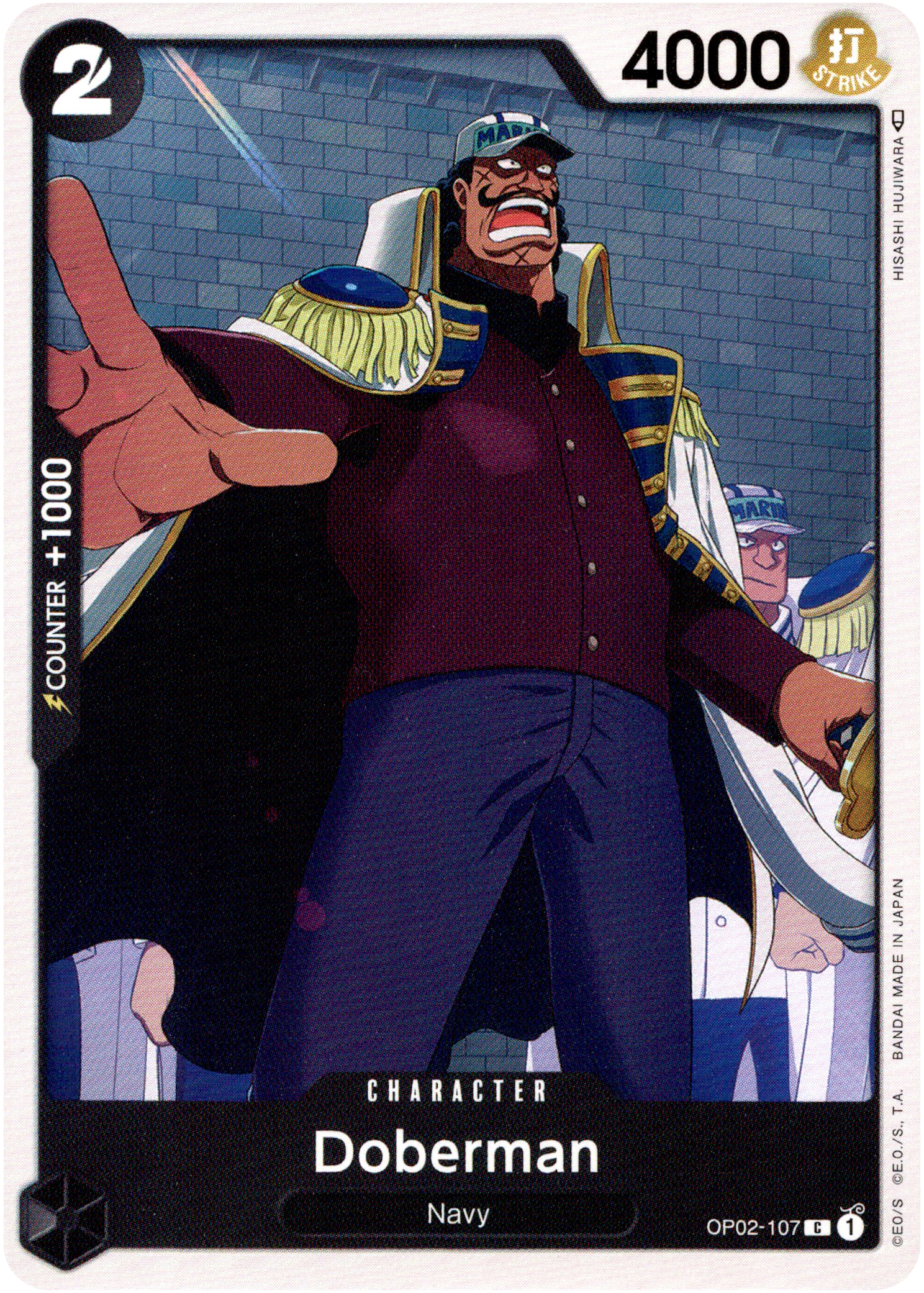 Doberman - OP02-107 - Paramount War - Card Cavern