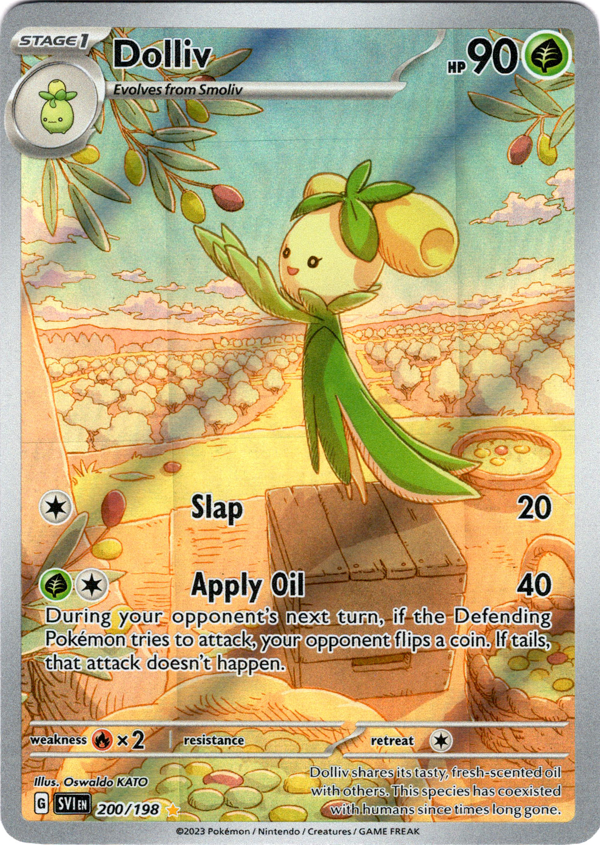 Dolliv - 200/198 - Scarlet & Violet - Holo - Card Cavern