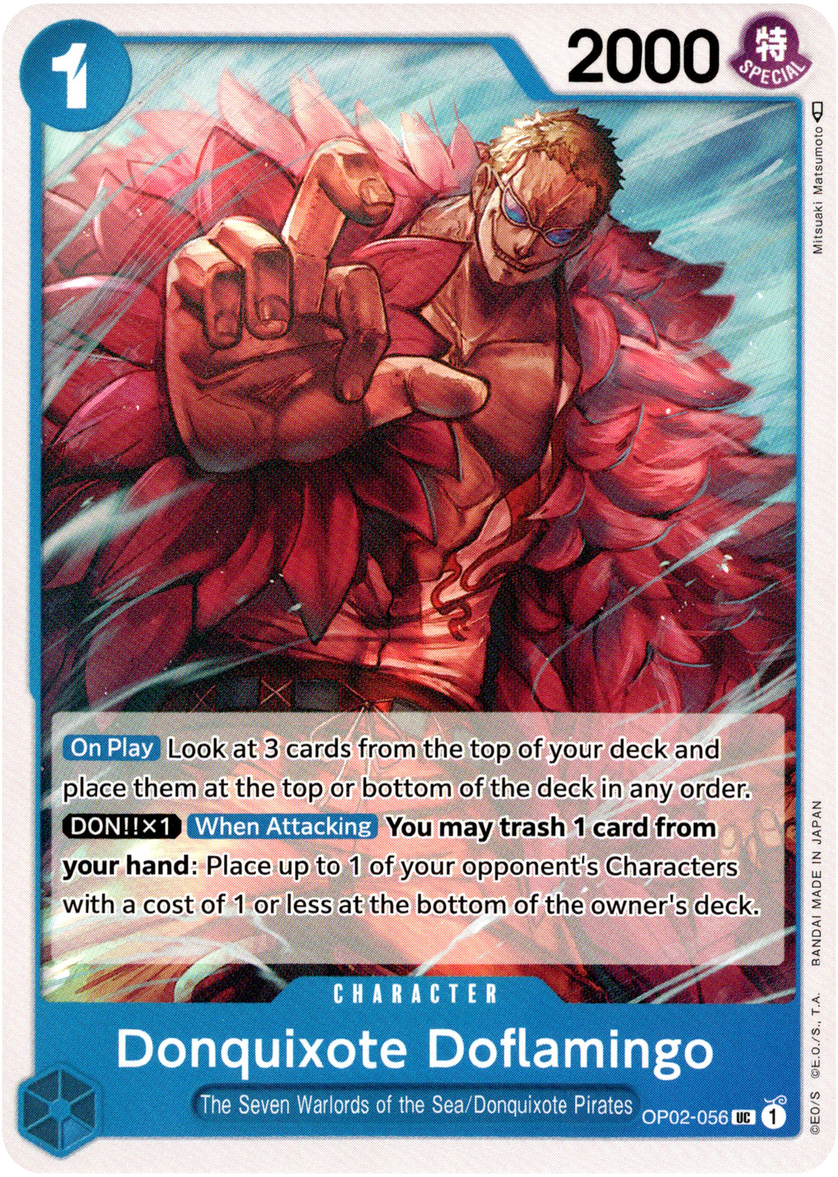 Donquixote Doflamingo - OP02-056 - Paramount War - Card Cavern