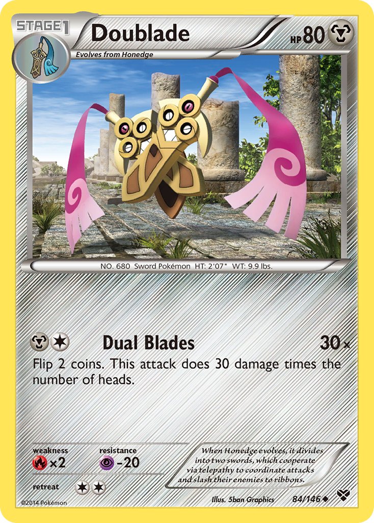 Doublade - 84/146 - XY Base - Card Cavern