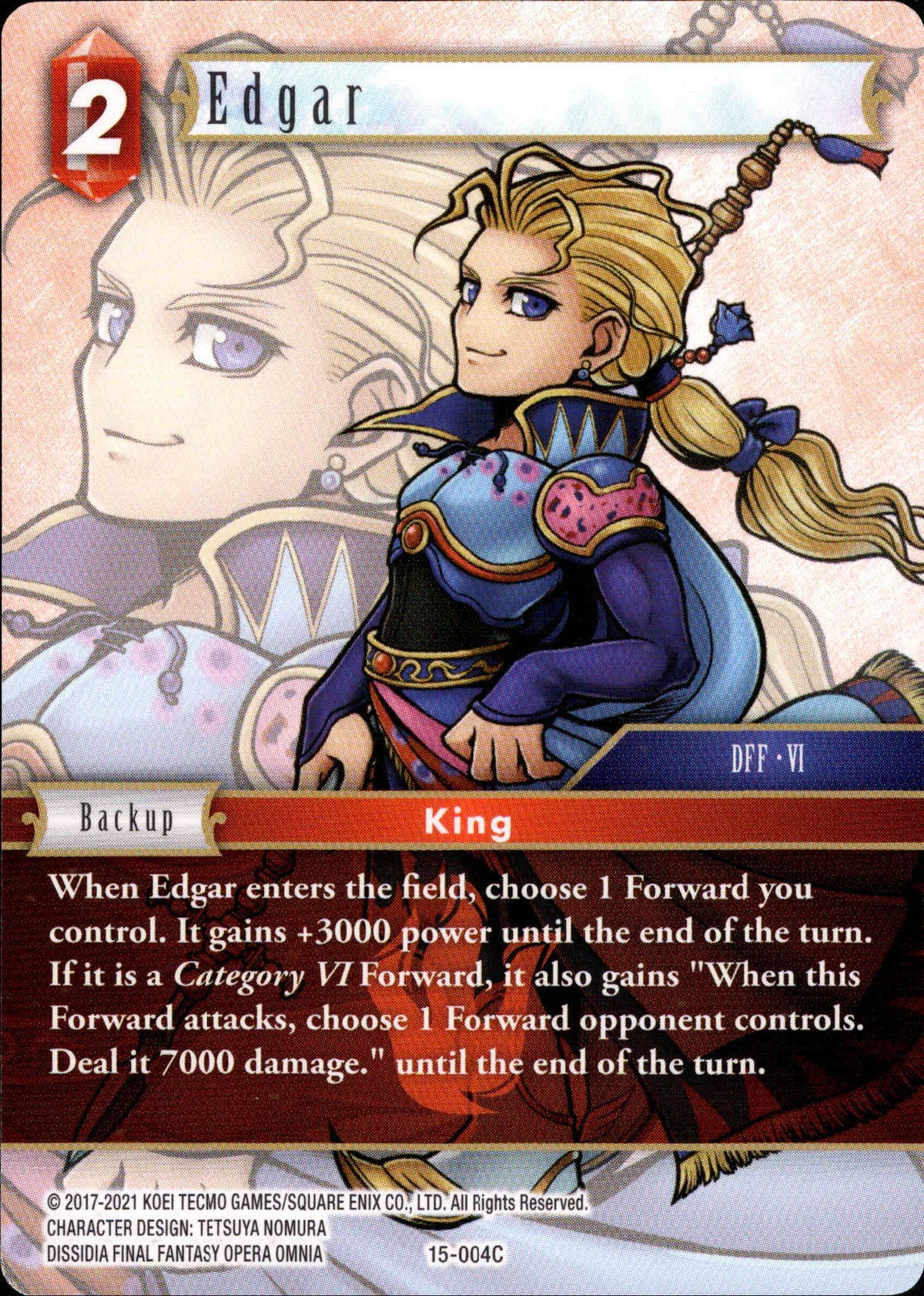 Edgar - 15-004C - Crystal Dominion - Card Cavern