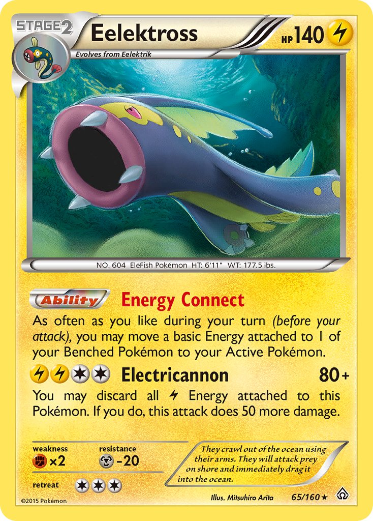 Eelektross - 65/160 - Primal Clash - Holo - Card Cavern