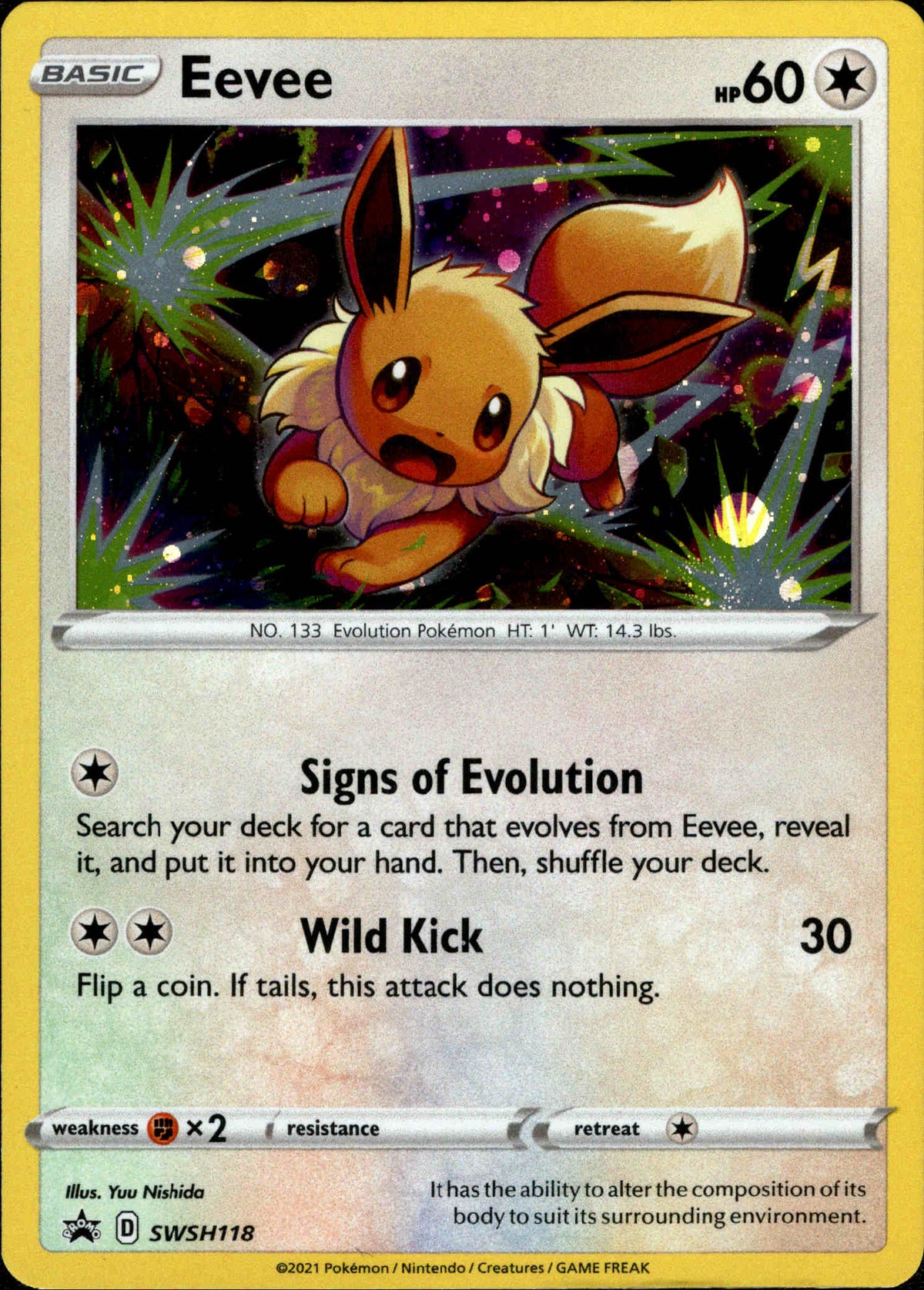 Eevee - SWSH118 - Sword & Shield Promo - Card Cavern