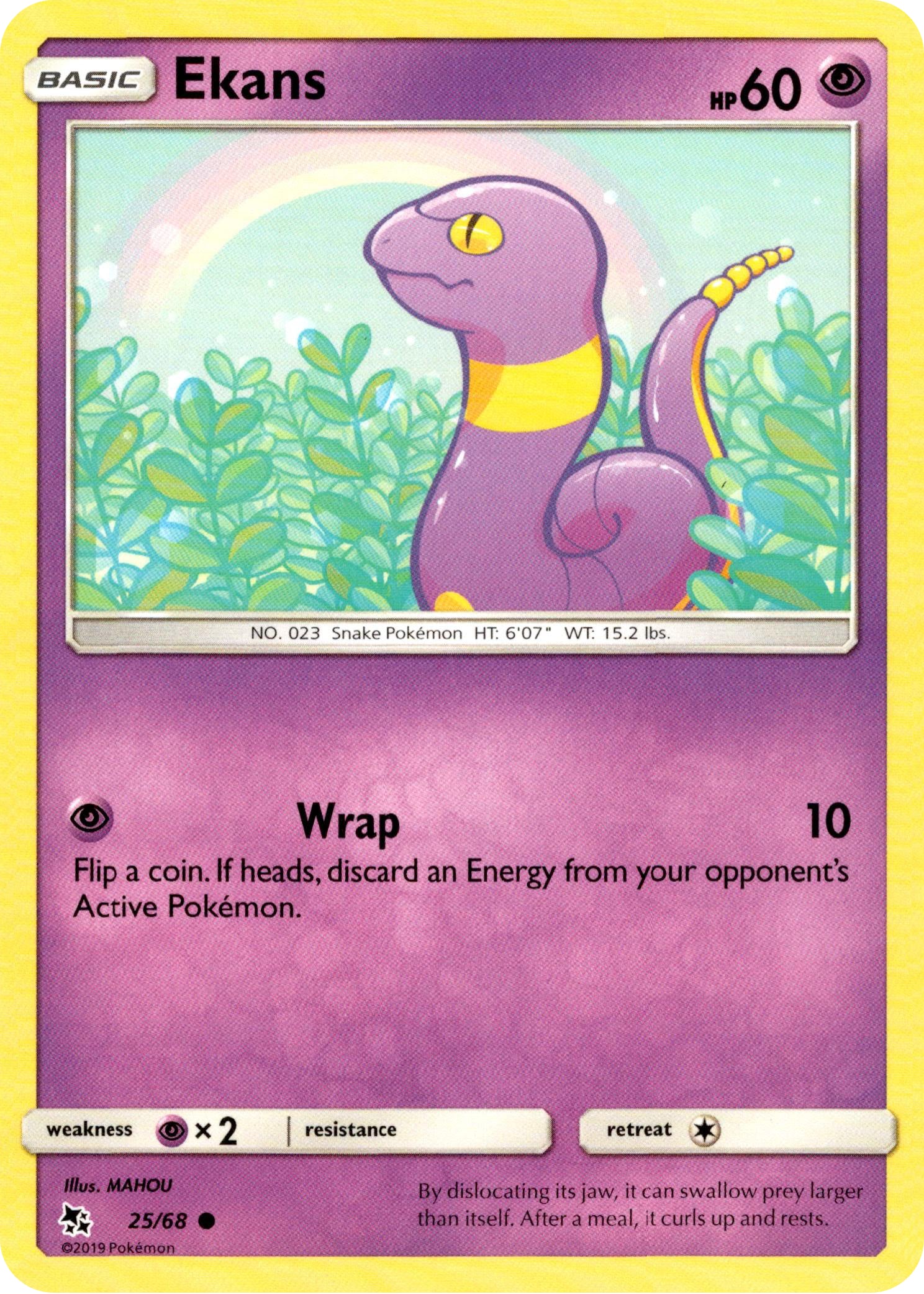 Ekans - 25/68 - Hidden Fates - Card Cavern