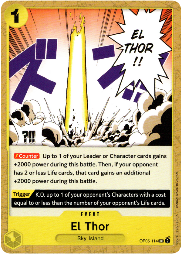 El Thor - OP05-114 - Awakening of the New Era - Card Cavern