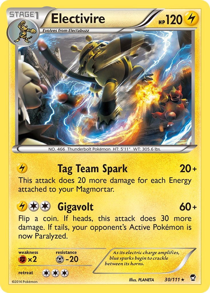 Electivire - 30/111 - Furious Fists - Card Cavern
