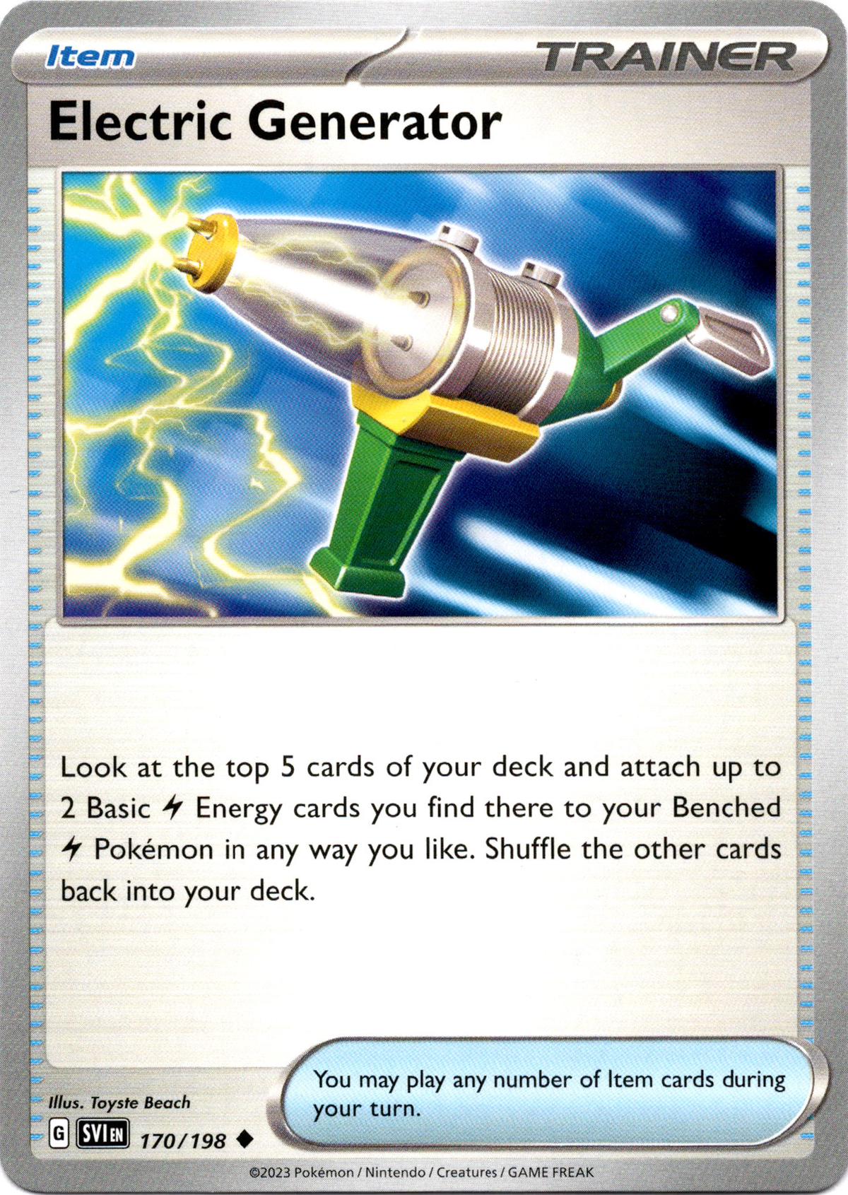 Electric Generator - 170/198 - Scarlet & Violet - Card Cavern