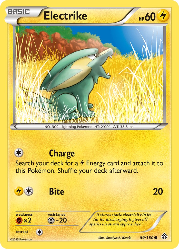 Electrike - 59/160 - Primal Clash - Card Cavern
