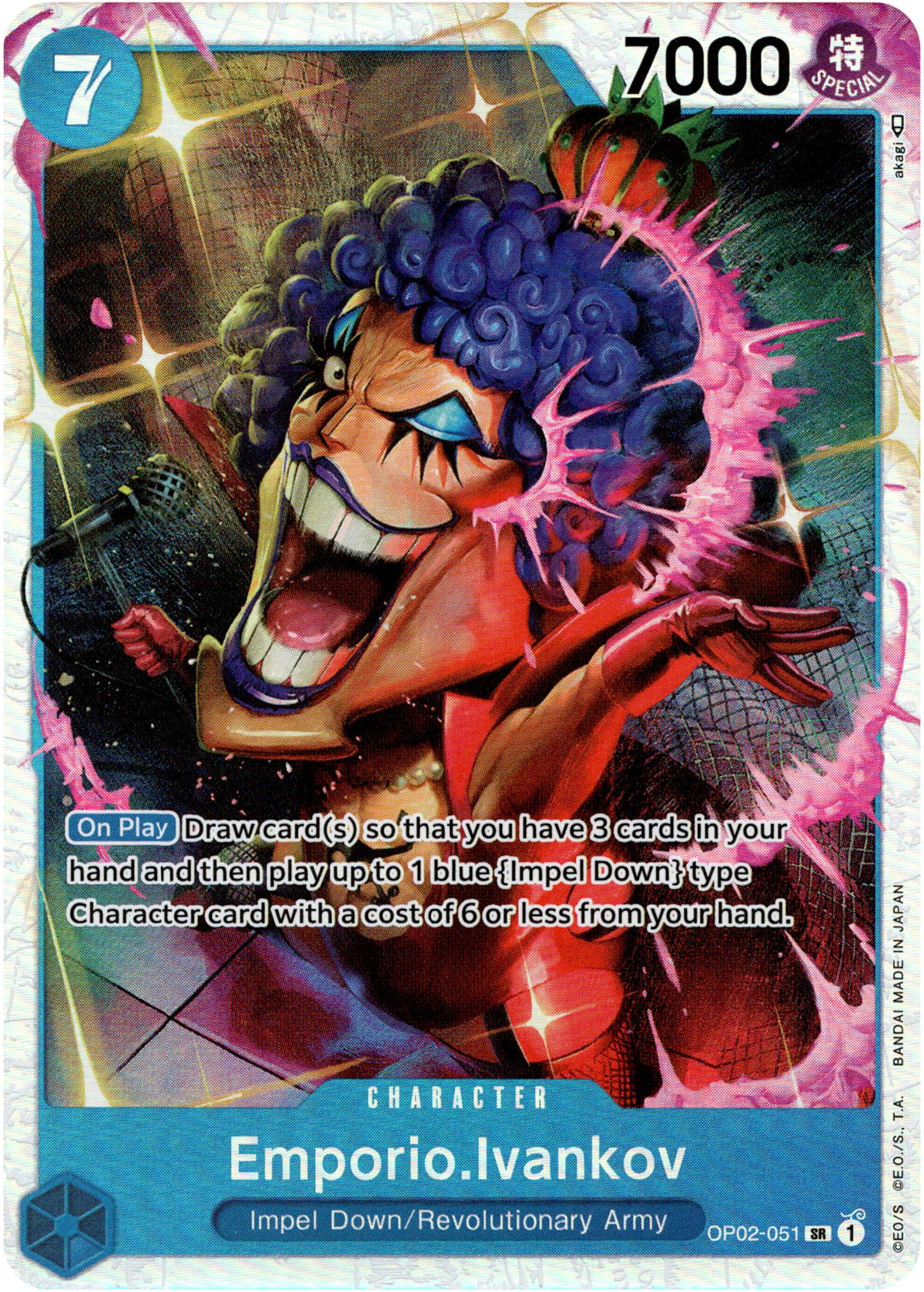 Emporio.Ivankov - OP02-051 - Paramount War - Foil - Card Cavern