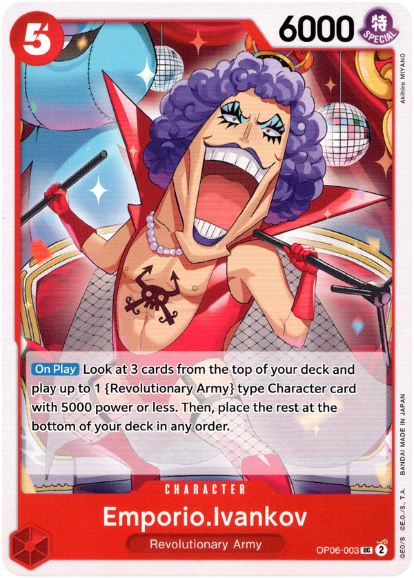 Emporio.Ivankov - OP06-003UC - Wings of the Captain - Card Cavern