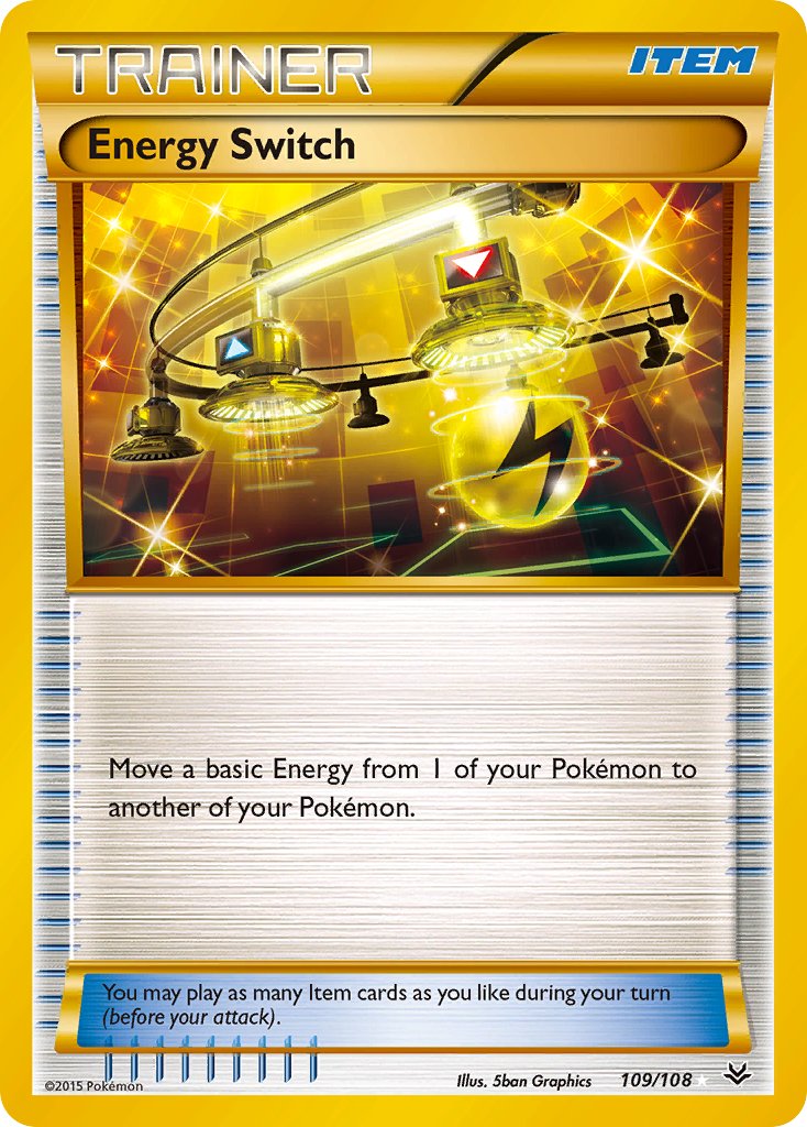 Energy Switch Secret Rare - 109/108 - Roaring Skies - Holo - Card Cavern