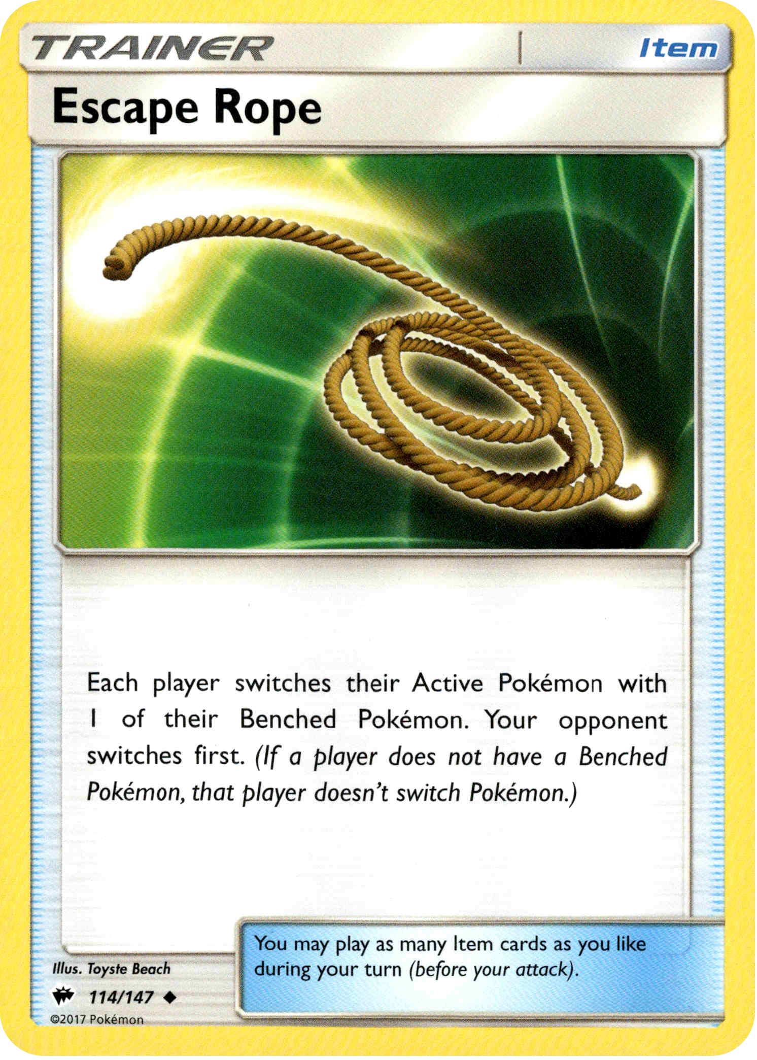 Escape Rope - 114/147 - Burning Shadows - Card Cavern