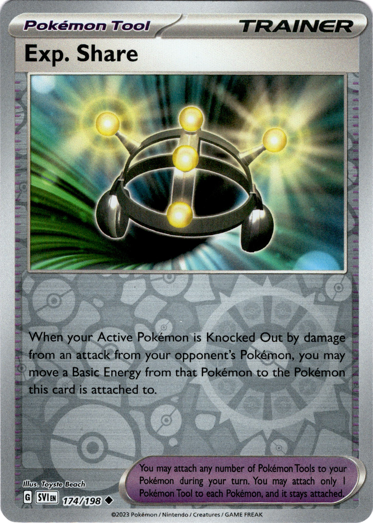 Exp. Share - 174/198 - Scarlet & Violet - Reverse Holo - Card Cavern