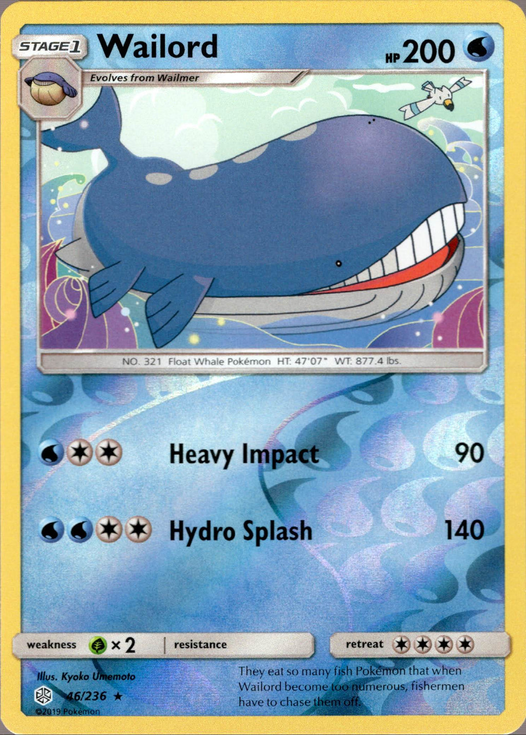 Wailord - 46/236 - Cosmic Eclipse
