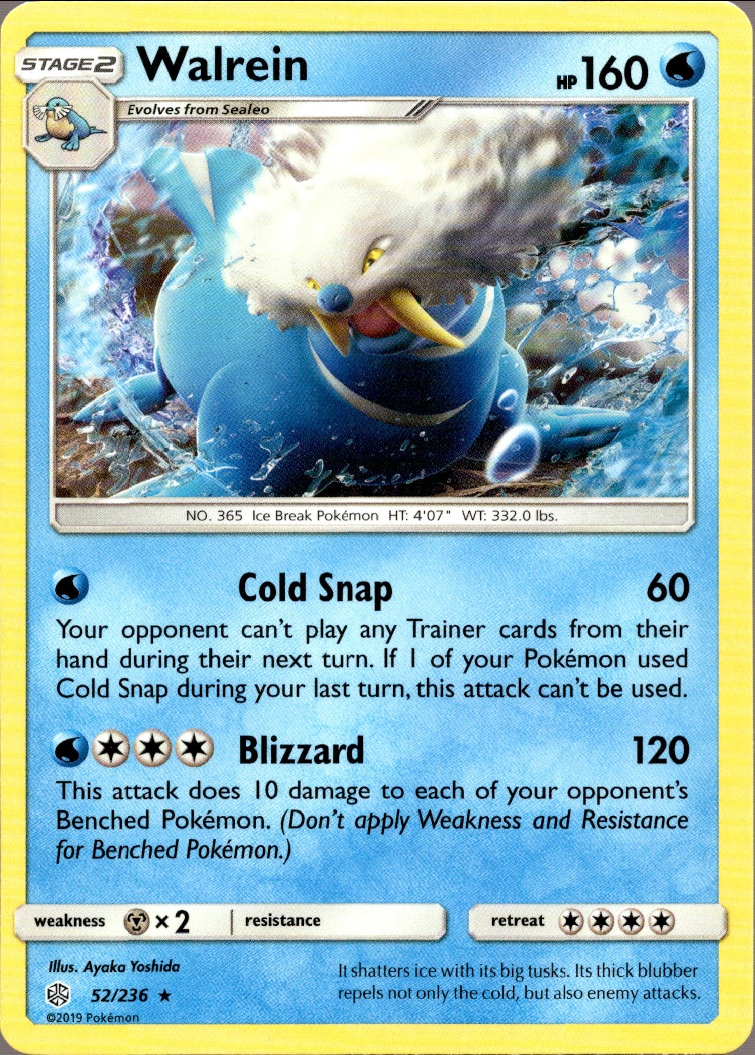 Walrein - 52/236 - Cosmic Eclipse - Card Cavern