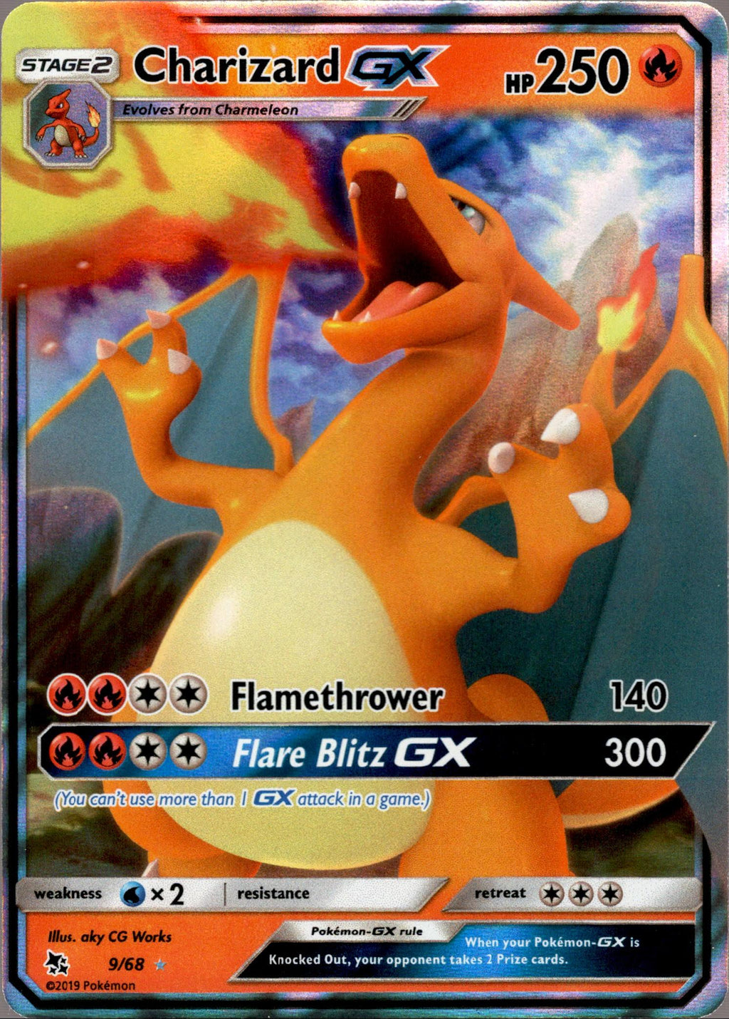 charizard gx pokemon cards Amazon.com: Charizard-GX - SM60 - Full Art Promo