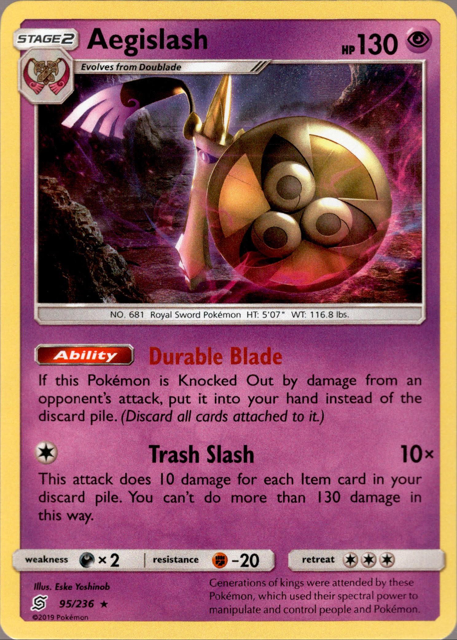 Aegislash - 95/236 - Unified Minds - Holo - Card Cavern