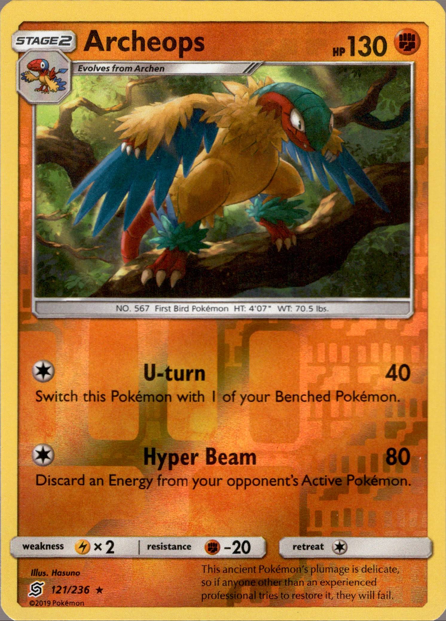 Archeops - 121/236 - Unified Minds - Reverse Holo - Card Cavern