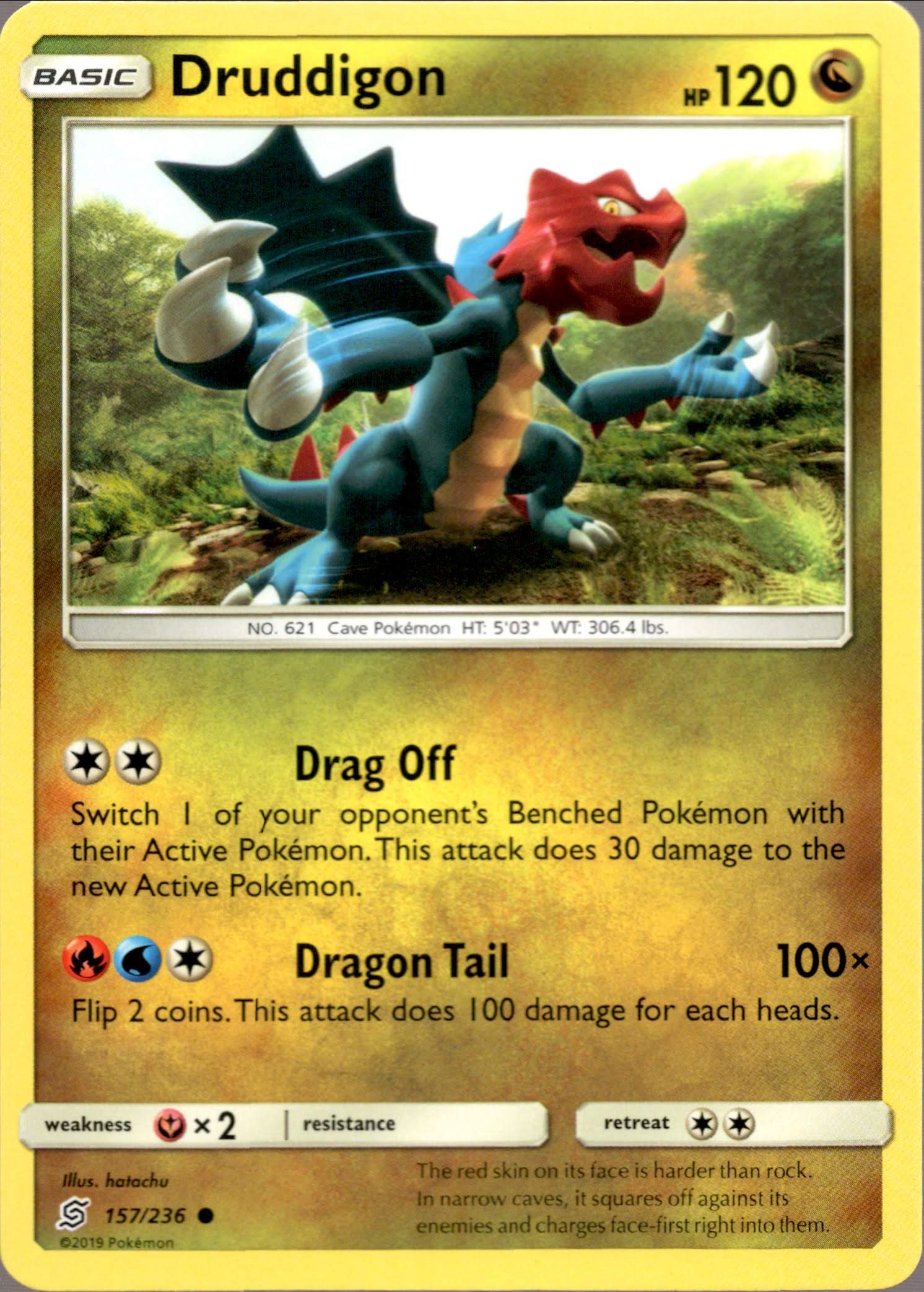 Druddigon - 157/236 - Unified Minds - Card Cavern