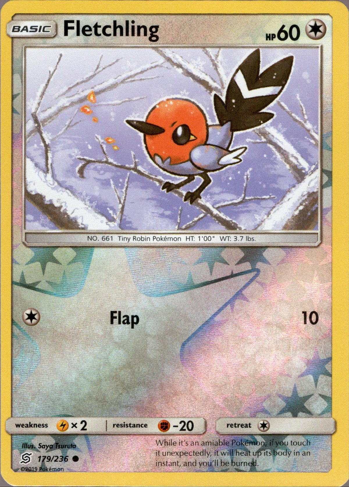 Fletchling - 179/236 - Unified Minds - Reverse Holo - Card Cavern