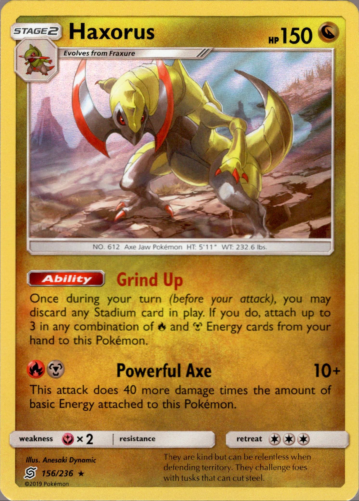 Haxorus - 156/236 - Unified Minds - Holo - Card Cavern