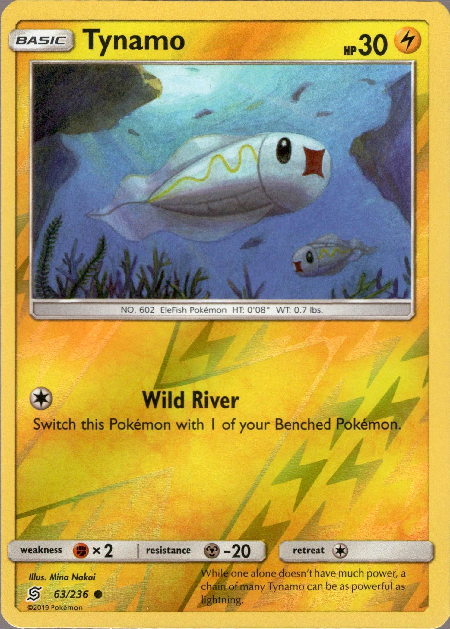 Tynamo - 63/236 - Unified Minds - Reverse Holo - Card Cavern
